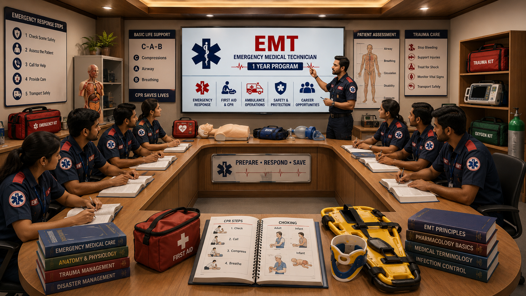 Emergency Medical Technician ( EMT )