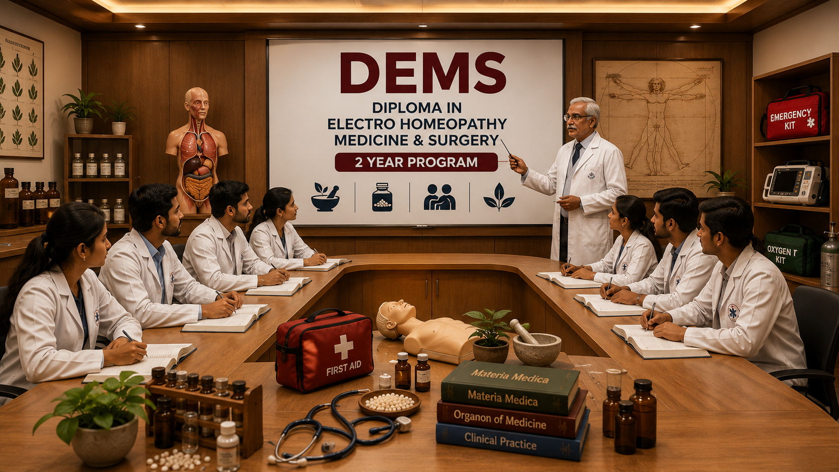 Diploma in Electro Homeopathy Medicine & Surgery ( DEMS )
